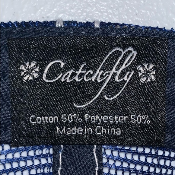 Catchfly Women's "Land of the Free" Distressed Ponytail Baseball Hat/Cap-OS NWT - Picture 14 of 14